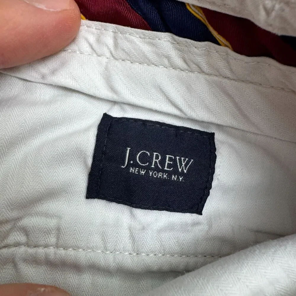 J.Crew Essential Chino Pants Mens 36W Khaki Tan Cotton Straight Leg Casual